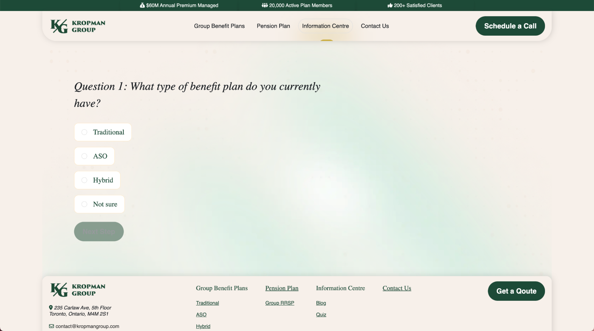 Integrated the quiz function