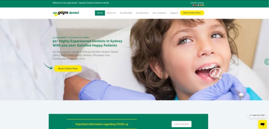 dental website design 9