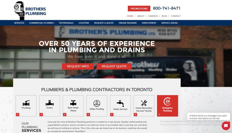 Top 17 Plumbing Website Design Examples 2022 | Epiic.com