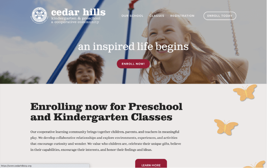 school website design 14