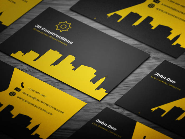 construction business card ideas 1